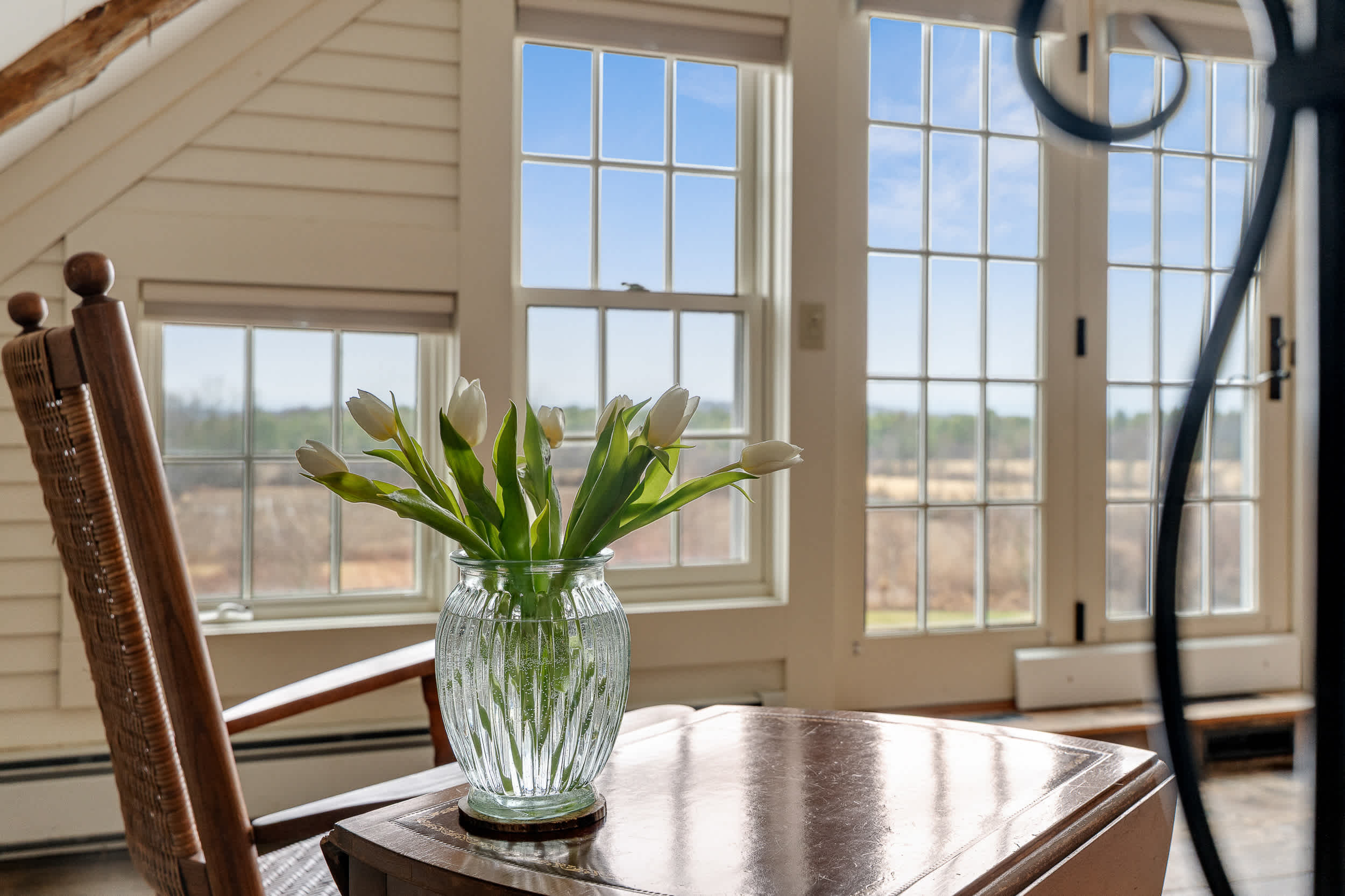 Farm House primary suite sitting area